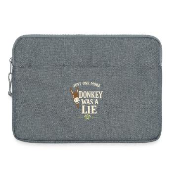 Esel-liebhaber Esel Lustiger Esel Bauernhoftier - Laptoptasche 15" - Grau meliert - Vorne