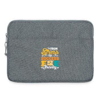 Geschenke für ESE-Lehrer - Laptoptasche 15" - Grau meliert - Vorne