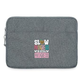 Geschenke für ESE-Lehrer - Laptoptasche 15" - Grau meliert - Vorne