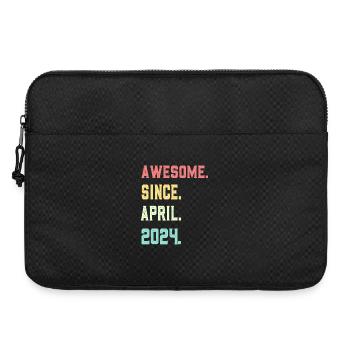 Awesome Since April 2024 - Laptop bag 15" - black - Front