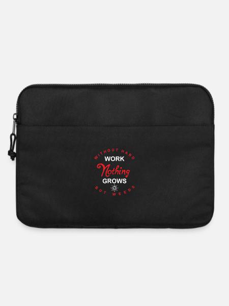 ohne harte Arbeit... - Laptoptasche 15" - Schwarz