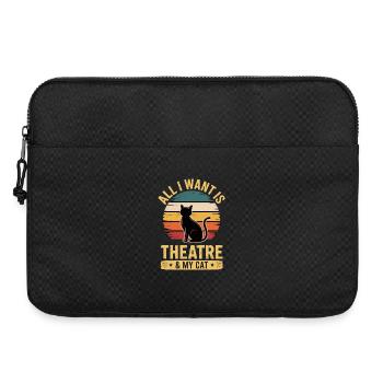 Musical Theatre All I Want My Cat & Theater Gift - Laptop bag 15" - black - Front