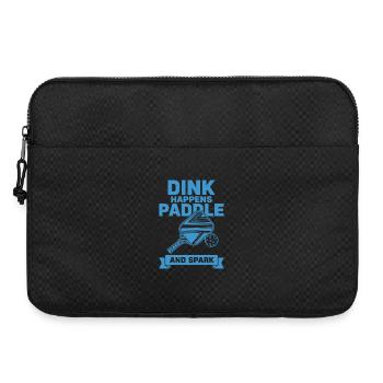 Le Pickleball Dink se fait en paddle et en étincelle drôle - Sacoche pour ordinateur portable 15 pouces - noir - Devant