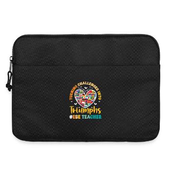 Cadeaux pour les enseignants ESE - Sacoche pour ordinateur portable 15 pouces - noir - Devant