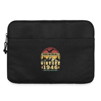 1946 Vintage Retro Birthday Gift - Laptop bag 15" - black - Front