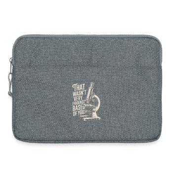That Wasn't Evidence-Based Medizin Labor Nerd Arzt - Laptoptasche 15" - Grau meliert - Vorne