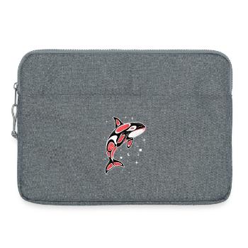 Orca T-Shirt Killerwal Wal - Laptoptasche 15" - Grau meliert - Vorne