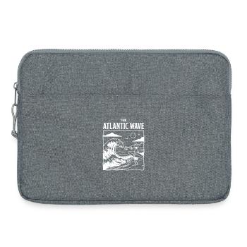 Atlantic Wave Surf Shirt Ocean Beach - Laptoptasche 15" - Grau meliert - Vorne