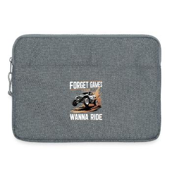 UTV Tout-Terrain Boy Men 4 Wheels Side by Side - Sacoche pour ordinateur portable 15 pouces - gris chiné - Devant
