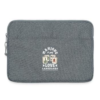 Es Ist Mahjong-zeit - Laptoptasche 15" - Grau meliert - Vorne