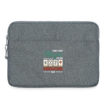 Es Ist Mahjong-zeit - Laptoptasche 15" - Grau meliert - Vorne
