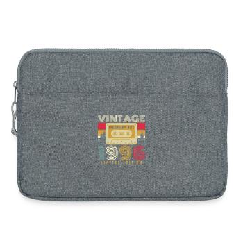 1996 Vintage Retro Birthday Gift - Laptop bag 15" - heather grey - Front