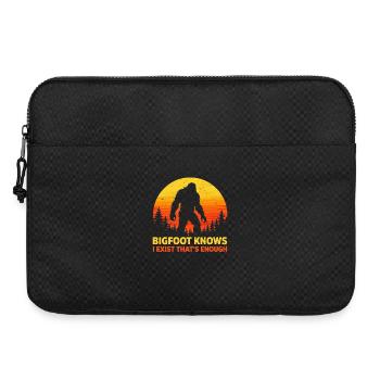 Bigfoot Sasquatch Yeti Cryptid Creatures Big Foot - Laptop bag 15" - black - Front
