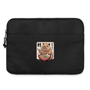Ramen Capybara Feast - Laptop bag 15" - black - Front