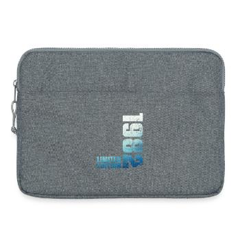 44. Geburtstag Mann Frau 44 Jahre alt 1982 Geschenk - Laptoptasche 15" - Grau meliert - Vorne