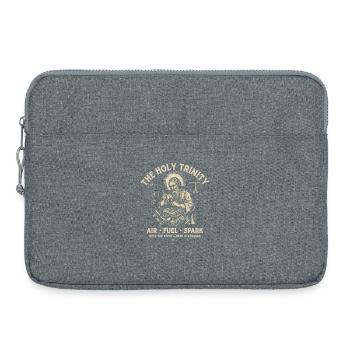 Engine Saint: Holy Trinity Mechanics - Laptop bag 15" - heather grey - Front