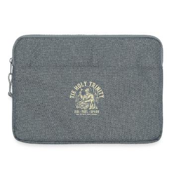 Impression du Mécanicien de la Sainte Trinité - Sacoche pour ordinateur portable 15 pouces - gris chiné - Devant