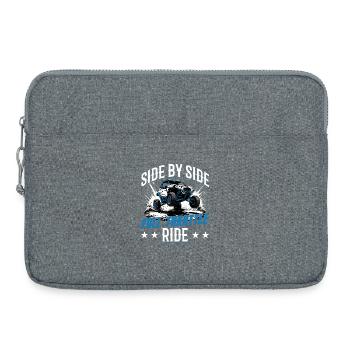 UTV Off Road 4 Wheeler Side by side - Laptoptasche 15" - Grau meliert - Vorne