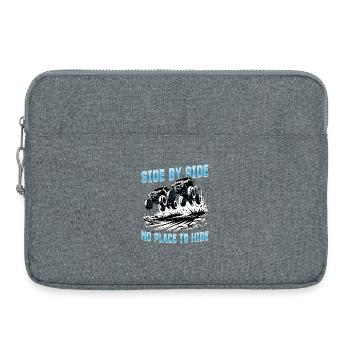 UTV Off Road 4 Wheeler Side by side - Laptoptasche 15" - Grau meliert - Vorne