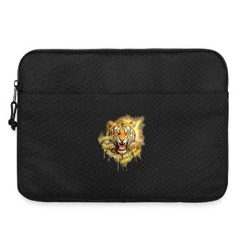 Tiger Strength Untamed Path Quote - Laptoptasche 15" - Schwarz - Vorne