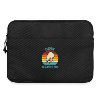 Joueur drôle de pickleball Dink Happen Love - Sacoche pour ordinateur portable 15 pouces - noir - Devant