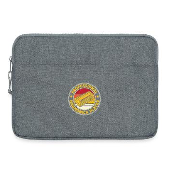 Funny Harmonica Player Professional Harmonica - Laptoptasche 15" - Grau meliert - Vorne