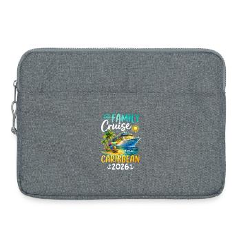 Family Cruise Caribbean 2026 - Laptoptasche 15" - Grau meliert - Vorne