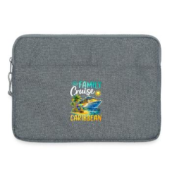 Family Cruise Caribbean - Laptoptasche 15" - Grau meliert - Vorne