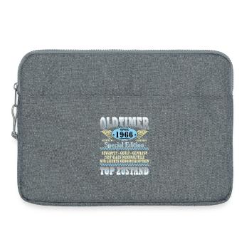 Oldtimer 1966 Spezial Edition - Laptoptasche 15" - Grau meliert - Vorne