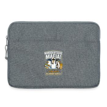 Norddeutsche Mafia Möwen Kartell Küste - Laptoptasche 15" - Grau meliert - Vorne