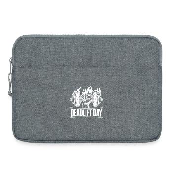 Powerlifting Bodybuilder Deadlift Day - Laptoptasche 15" - Grau meliert - Vorne