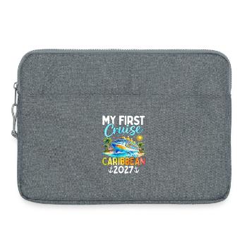 My First Cruise Caribbean 2027 - Laptop bag 15" - heather grey - Front