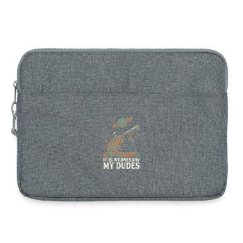 It Is Wednesday My Dudes Space Frog Astronaut Meme - Laptoptasche 15" - Grau meliert - Vorne