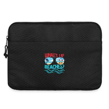 What's Up Beaches Family Vacation Trip Cruising - Laptop bag 15" - black - Front