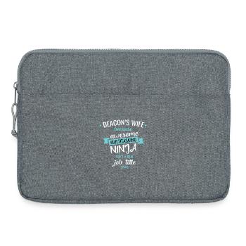 Femme du Diacre Ninja Multitâche - Sacoche pour ordinateur portable 15 pouces - gris chiné - Devant