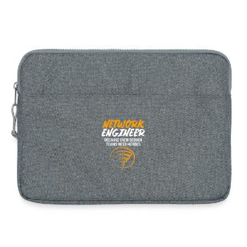 Netzwerk Informatiker Programmierer Admin - Laptoptasche 15" - Grau meliert - Vorne