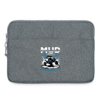 UTV Off Road 4 Wheeler Side by side - Laptoptasche 15" - Grau meliert - Vorne