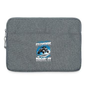 UTV Off Road 4 Wheeler Side by side - Laptoptasche 15" - Grau meliert - Vorne
