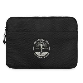 Yoga Find Your Balance Mindfulness - Laptop bag 15" - black - Front