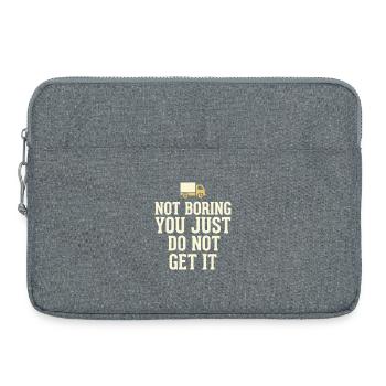 Truck Sim Truck Simulator Sim Trucker Long Haul - Laptoptasche 15" - Grau meliert - Vorne