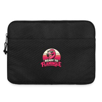 Prêt à flamingler - Sacoche pour ordinateur portable 15 pouces - noir - Devant