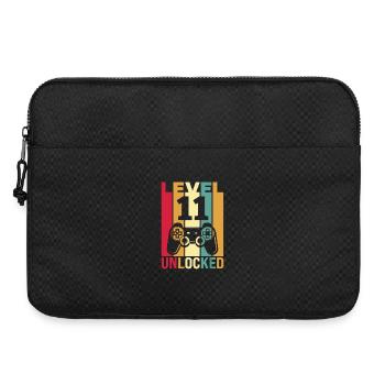 Level Up, freigeschalteter Retro-Controller - Laptoptasche 15" - Schwarz - Vorne