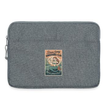 Le chant de la sirène survécu | Mythe de la sirène - Sacoche pour ordinateur portable 15 pouces - gris chiné - Devant