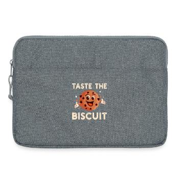Probier den Biscuit-Buddy - Laptoptasche 15" - Grau meliert - Vorne