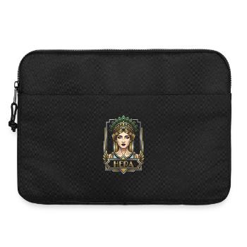 Héra, Reine des Dieux, Art déco - Sacoche pour ordinateur portable 15 pouces - noir - Devant