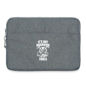 It's not hoarding Woodworking Carpenter Carpenter - Laptop bag 15" - heather grey - Front