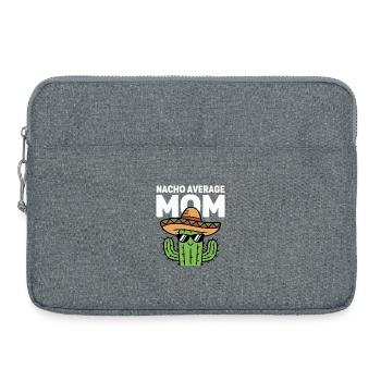 Nacho Durchschnitts-Mutter Lustige Kleinmahn - Laptoptasche 15" - Grau meliert - Vorne