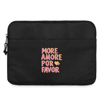 More amore por favor - Laptoptasche 15" - Schwarz - Vorne