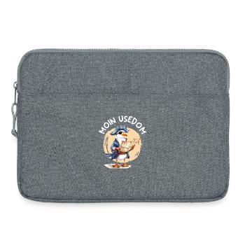 Vacances en mer Baltique MOIN USEDOM Divertissement - Sacoche pour ordinateur portable 15 pouces - gris chiné - Devant