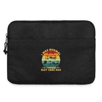 Vintage Retro I Was Normal Three Slot Cars Ago - Laptop bag 15" - black - Front